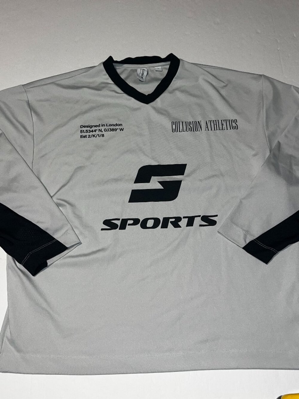 Collusion Athletics long sleeve oversized performance shirt men's XS